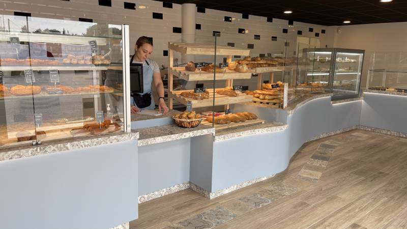 Installation complète d'une boulangerie avec plan de conception à Maraussan